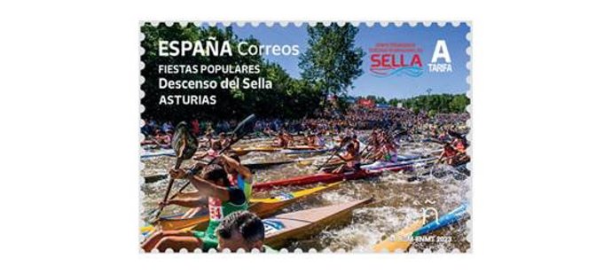 Correos emite un sello dedicado al Descenso del Sella.