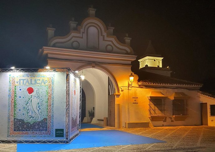 Entrada del Cortijo de Cuarto en Bellavista (Sevilla).