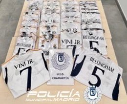 Camisetas del Real Madrid falsificadas