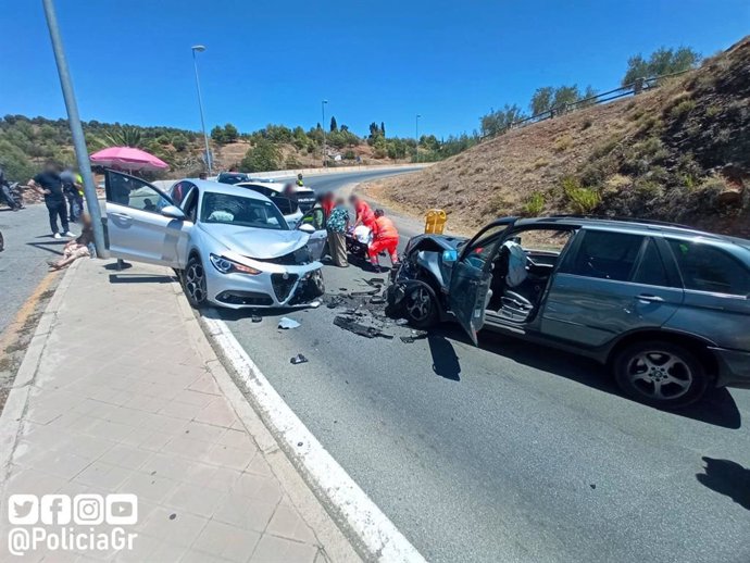 Lugar del accidente.