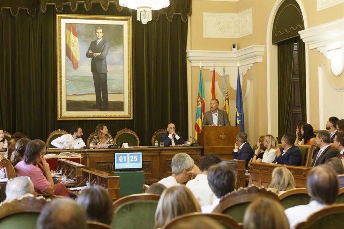 Pleno de organización del Ayuntamiento de Castellón