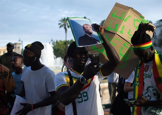 Archivo - Manifestación de la oposición senegalesa