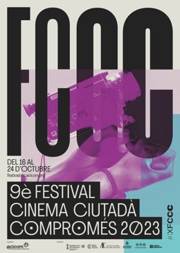 Cartel del IX Festival Cinema Ciutad Compromés