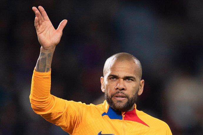 Archivo - El futbolista Dani Alves