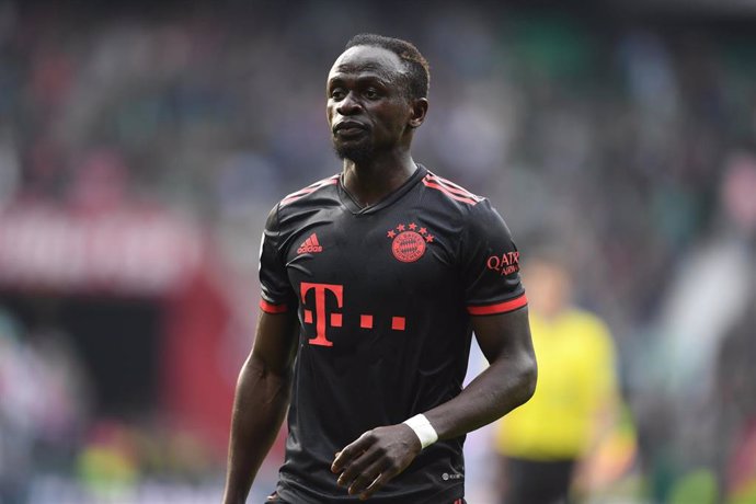 Archivo - El delantero senegalés Sadio Mané durante un partido con el Bayern Múnich