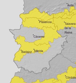 Avisos para el 1 de agosto en Extremadura