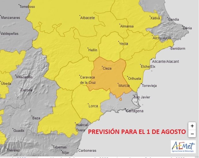 Temperaturas 1 de agosto
