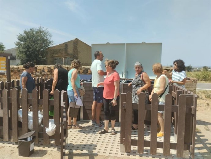 Uno de los talleres de compostaje