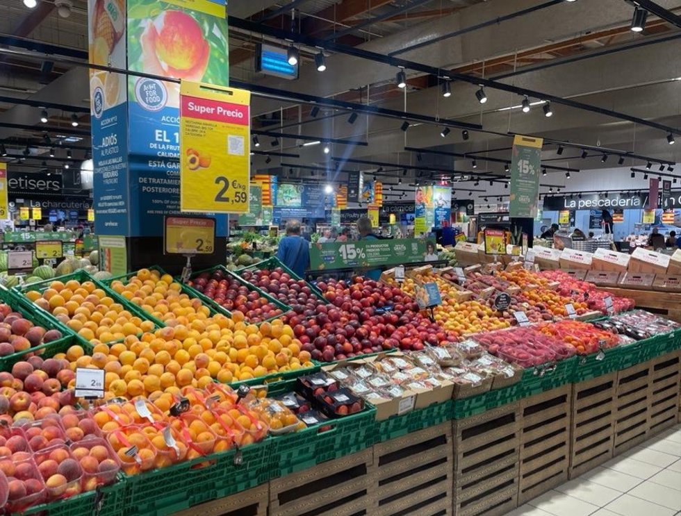 Fruta de hueso en Carrefour