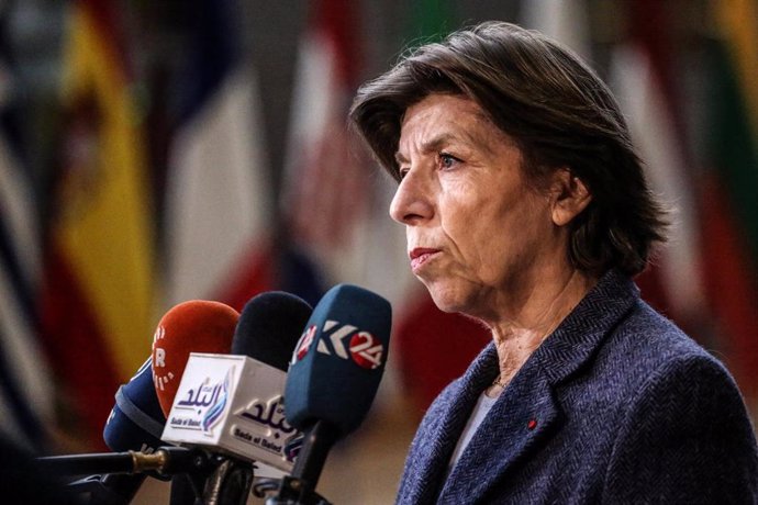Archivo - La ministra de Asuntos Exteriores de Francia, Catherine Colonna.