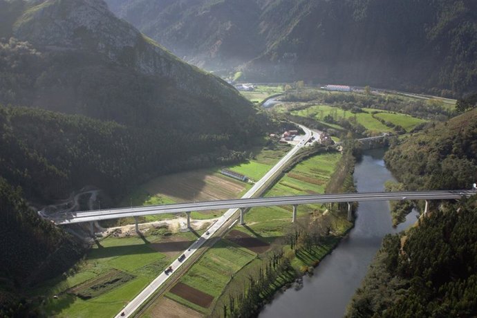 Viaducto del Sella, en Asturias