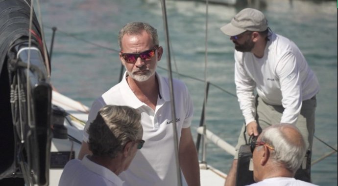 El Rey Felipe VI en el Real Club Náutico de Palma en la 41 Copa del Rey MAPFRE
