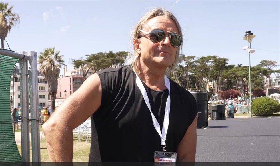 Nacho Cano en Estoril, con motivo de la JMJ de Lisboa 2023.