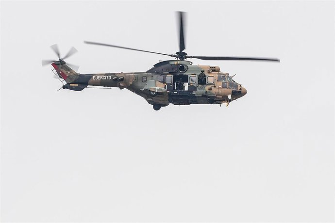 Archivo - Avión militar de las Fuerzas Armadas de Chile