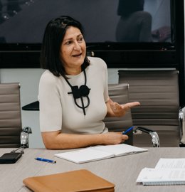 La consejera de Movilidad del Cabildo de Tenerife, Eulalia García