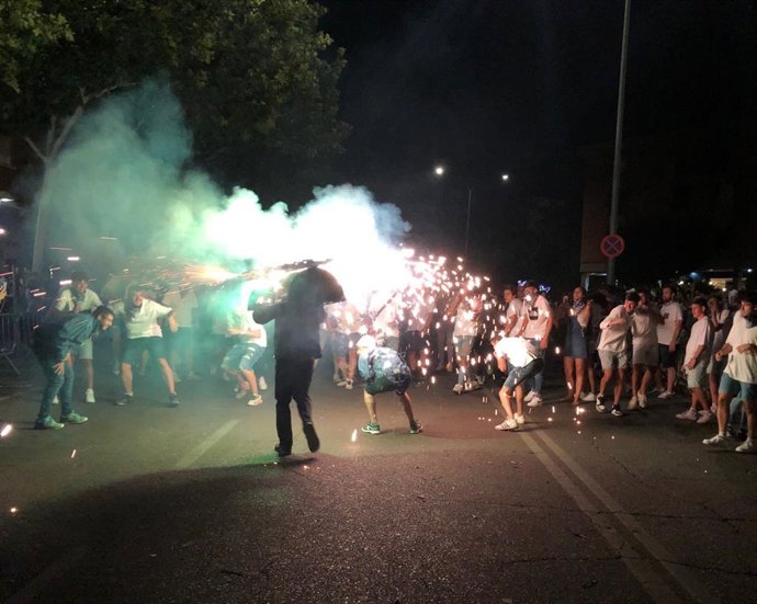 Toro de fuego de la Pandorga de Ciudad Real
