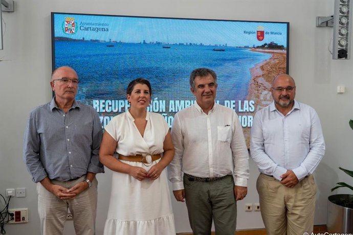 Presentación del proyecto de eliminación de lodos del Mar Menor