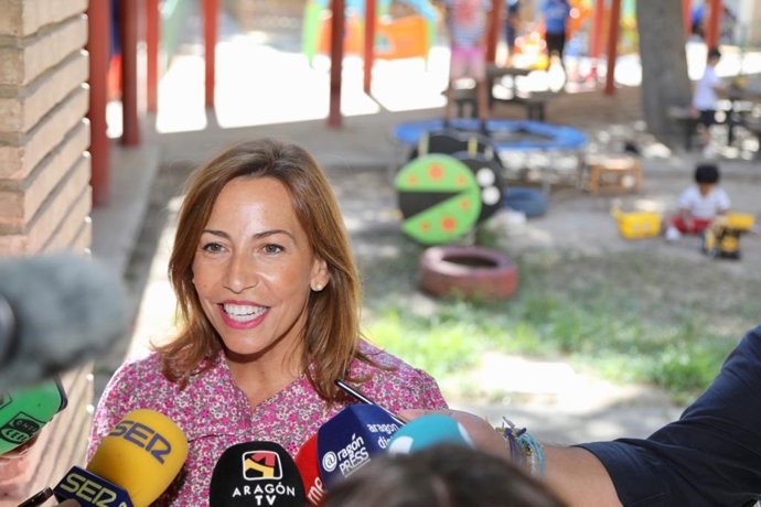 La alcaldesa de Zaragoza, Natalia Chueca, comunica que la ciudad ha pasado a la final para ser Capital Europea del Deporte en 2026.