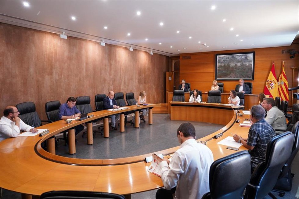 Junta de Portavoces de las Cortes de Aragón.