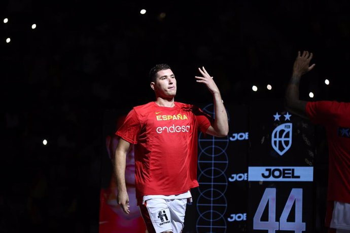 Archivo - Joel Parra, durante un partido con la selección española.