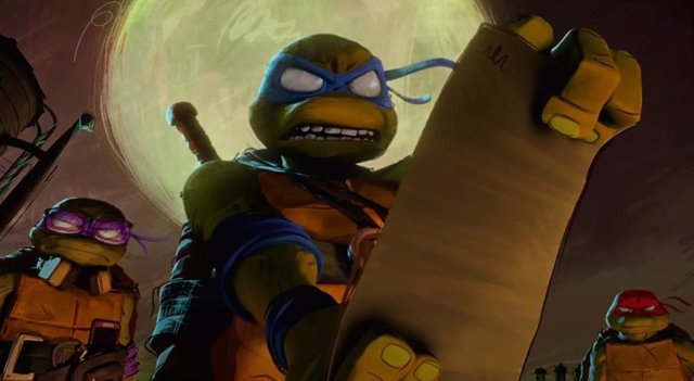 Desternillante clip de Ninja Turtles: Caos mutante con Las Tortugas Ninja en una peligrosa misión