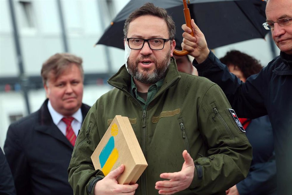 Archivo - El embajador de Polonia en Kiev, Bartosz Cichocki