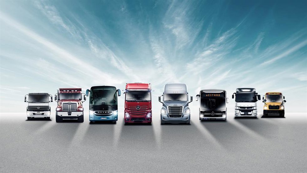 Archivo - Gama de Daimler Truck
