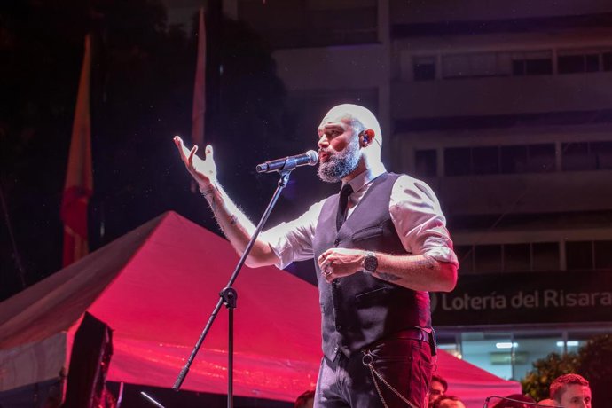 PEREIRA, 26 de agosto de 2022.- Santiago Cruz y Alberto Plaza protagonizan el Concierto Sinfónico de las Fiestas de la Cosecha. (Colprensa-Cortesía Daimier Naranjo).