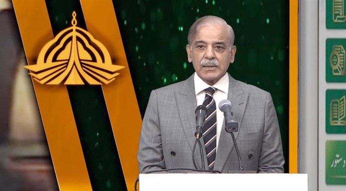 Archivo - Imagen de archivo del primer ministro de Pakistán, Shehbaz Sharif