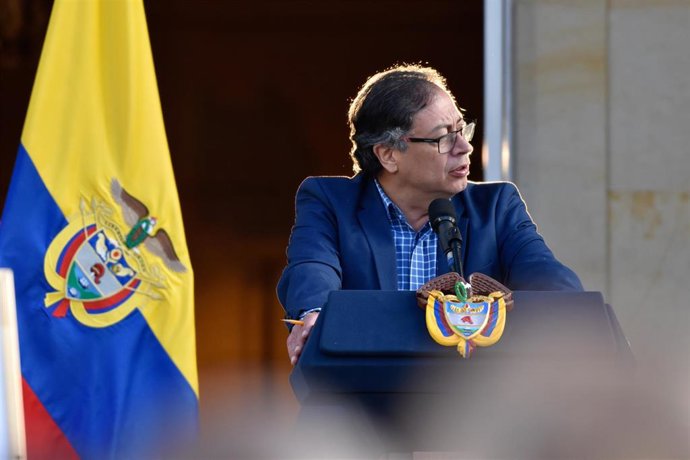 El presidente de Colombia, Gustavo Petro