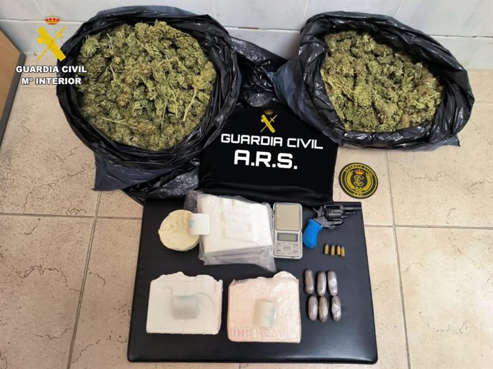 Drogas intervenidas por la Guardia Civil