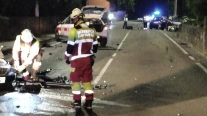 Accidente entre dos vehículos