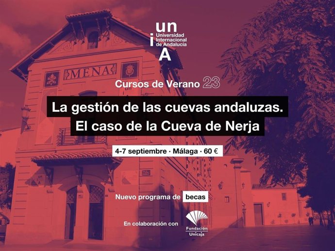 Curso 'La gestión de las cuevas andaluzas. El caso de la Cueva de Nerja' de la Universidad Internacional de Andalucía (UNIA)