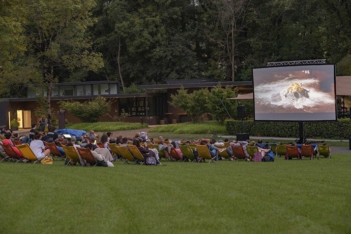 Archivo - Proyección de cine en Chillida Leku