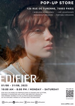 Edifier Opens First Pop-Up Store In Paris.