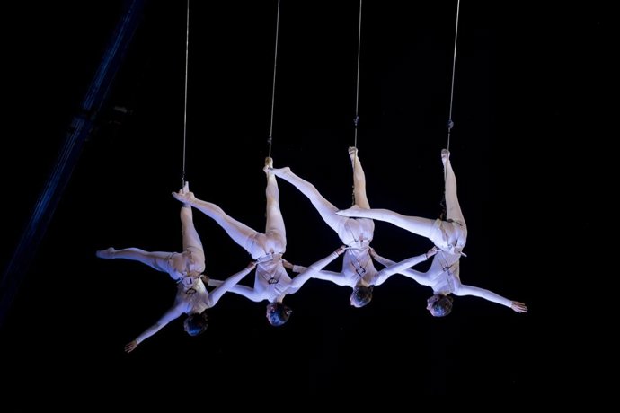 Varias bailarinas durante la inauguración de Sylphes (archivo)