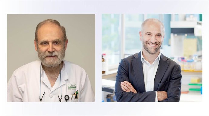 Los investigadores Josep Maria Miró y Javier Martínez-Picado
