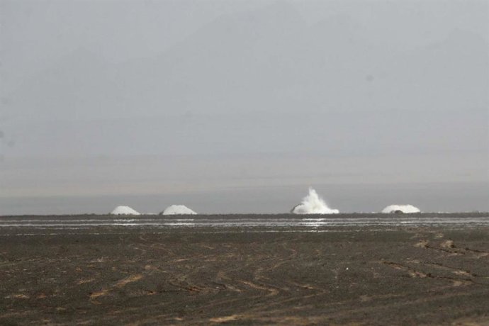 Ejercicio militar naval de Irán en el Golfo Pérsico
