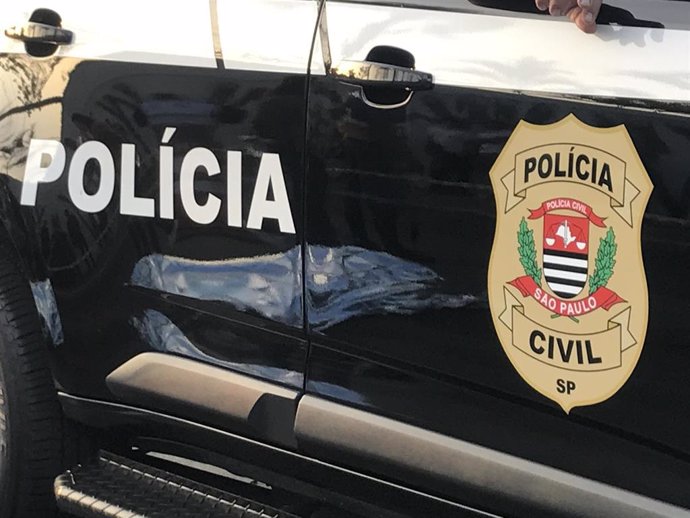Archivo - Un coche de la Policía en Sao Paolo (Brasil)