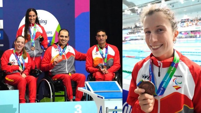 Nahia Zudaire y el relevo dan dos bronces a España en el Mundial de Natación Paralímpica de Manchester