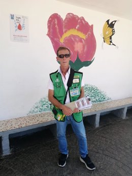 Vendedor de la ONCE Joaquín Barroso Píriz