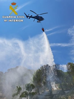 Seprona en el pantano de San Juan