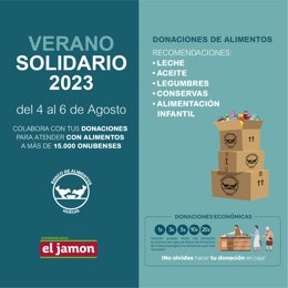 Un total de 23 establecimientos de la costa ponen en marcha una campaña a beneficio del Banco de Alimentos.