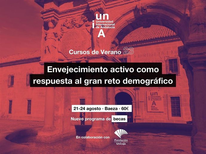 Curso 'Envejecimiento activo como respuesta al gran reto demográfico' de la UNIA en la sede de Baeza (Jaén).