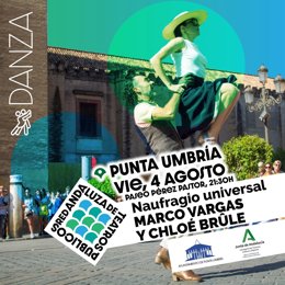 Cartel del espectáculo de danza 'Naufragio Universal' de Marco Vargas y Chloé Brlé.