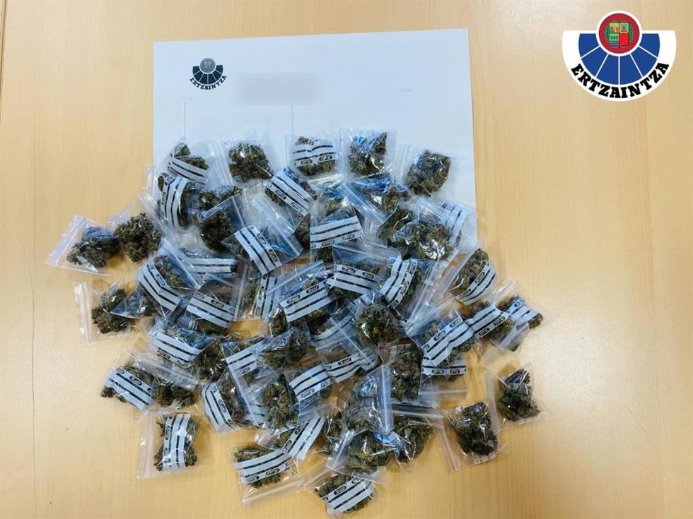 Droga inacautada por la Ertzaintza