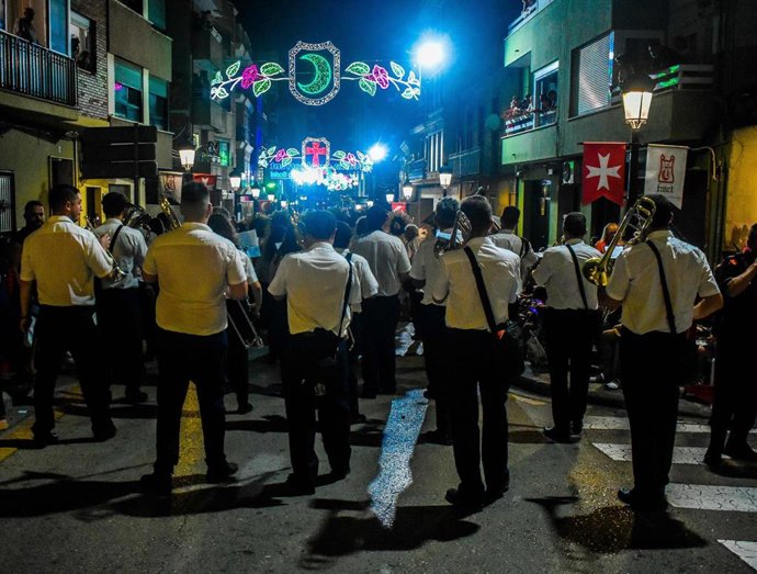 Banda en los Moros y Cristianos de Torrent (Valencia)