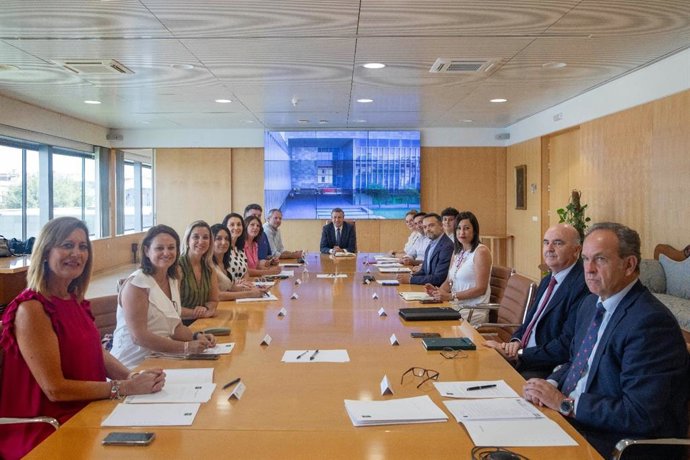 Reunión del equipo de gobierno de la Diputación de Sevilla.