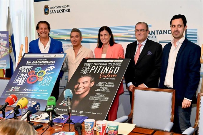 Presentación del Festival Intercultural de Santander y el concierto de Pitingo
