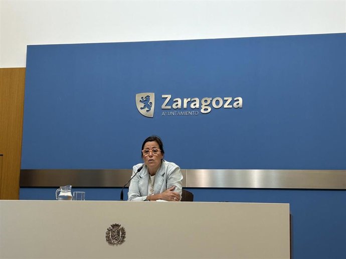 La concejal de Juventud, Ruth Bravo, en la sala de prensa del Consistorio.